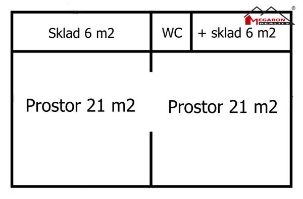 Komerční prostory pro obchod, služby nebo kancelářské, 54 m²,  k pronájmu #3