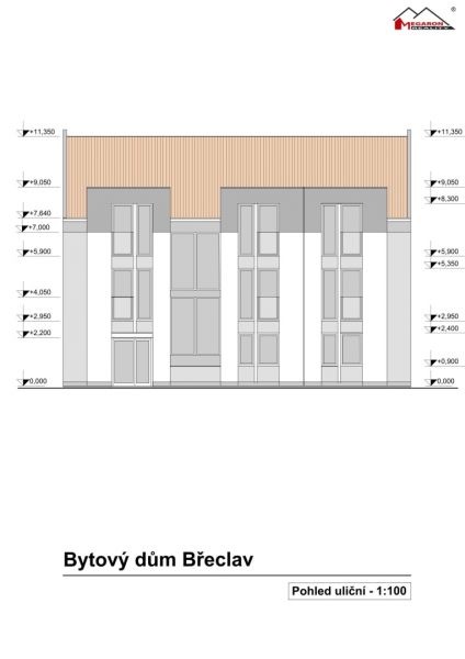 REZIDENCE HAVLÍČKOVA - Novostavba bytového domu – 8 nových bytů o velikosti 2+kk a 3+kk, s terasou, sklepní kójí a park. stáním #1