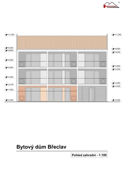 REZIDENCE HAVLÍČKOVA - Novostavba bytového domu – 8 nových bytů o velikosti 2+kk a 3+kk, s terasou, sklepní kójí a park. stáním #2